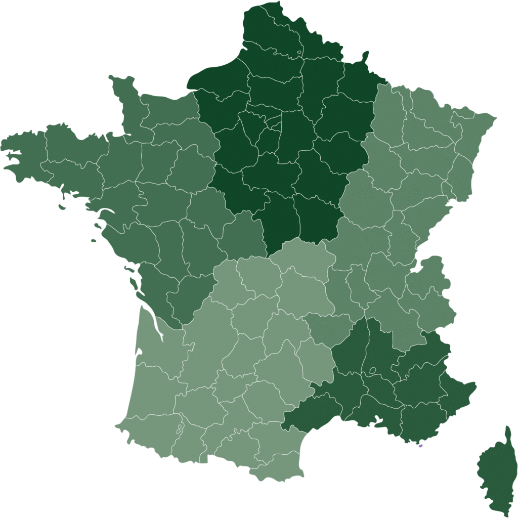 Illustration Carte de la France